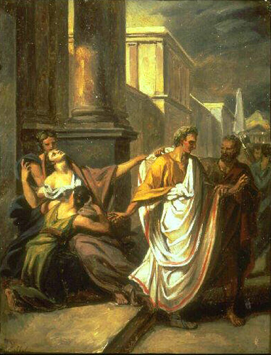 caesar going to the senate on the ides of march